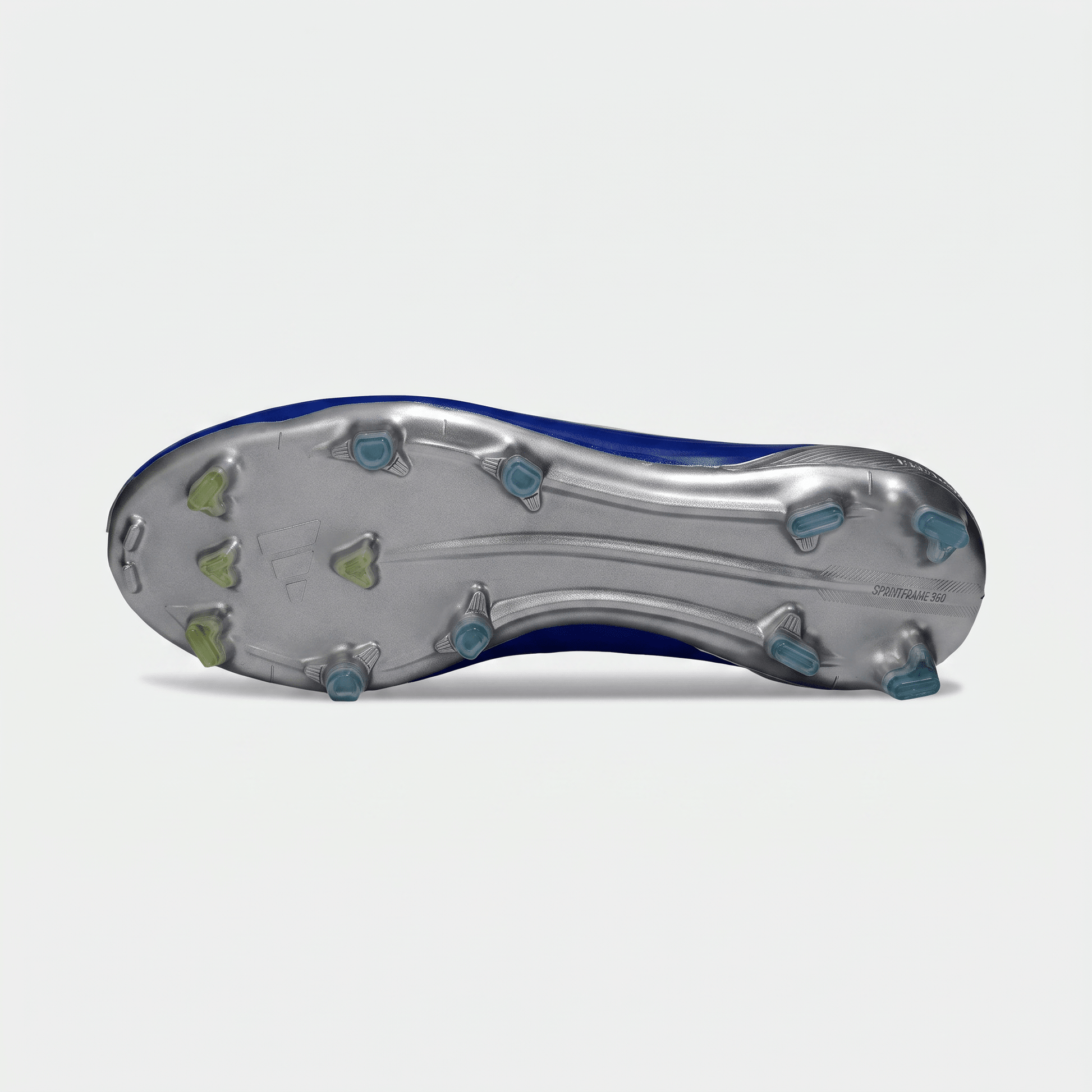 F50 Laceless FG Silver Metallic / Lucid Blue / Solar Yellow - Elite Boots