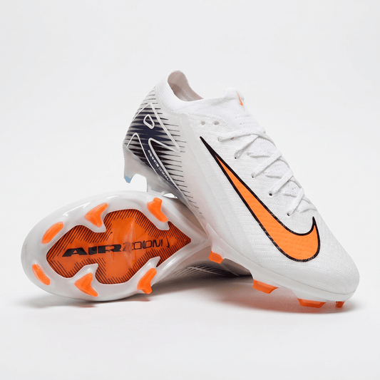 Air Zoom Mercurial Vapor 16 FG White / Black / Total Orange - Elite Boots