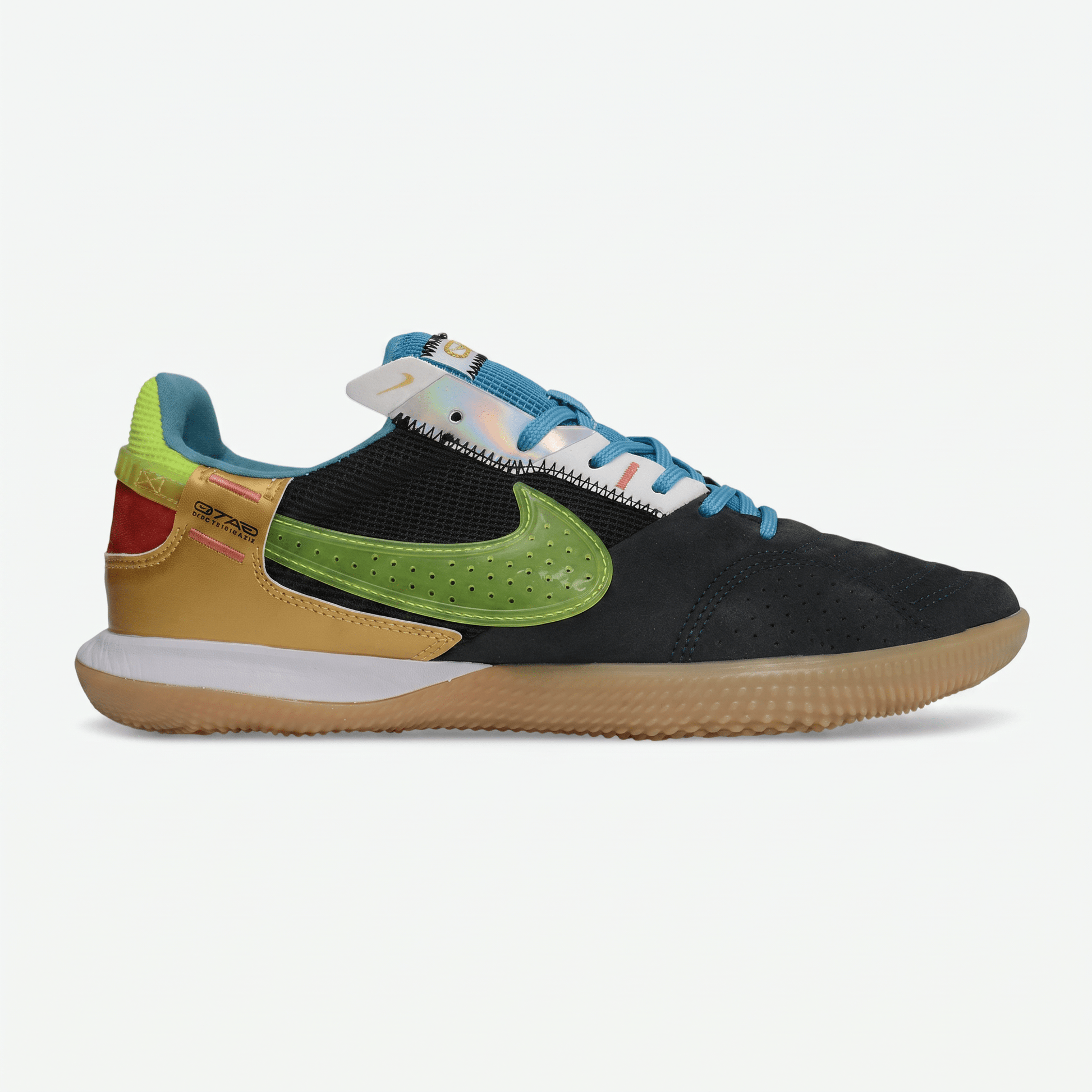 Streetgato IC Black / Metallic Vivid Gold / Volt / Teal - Elite Boots