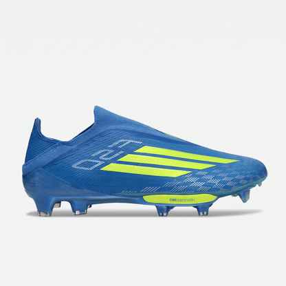 F50 LL Laceless Lucid Ray Blue / Solar Yellow / Aquamarine - Elite Boots