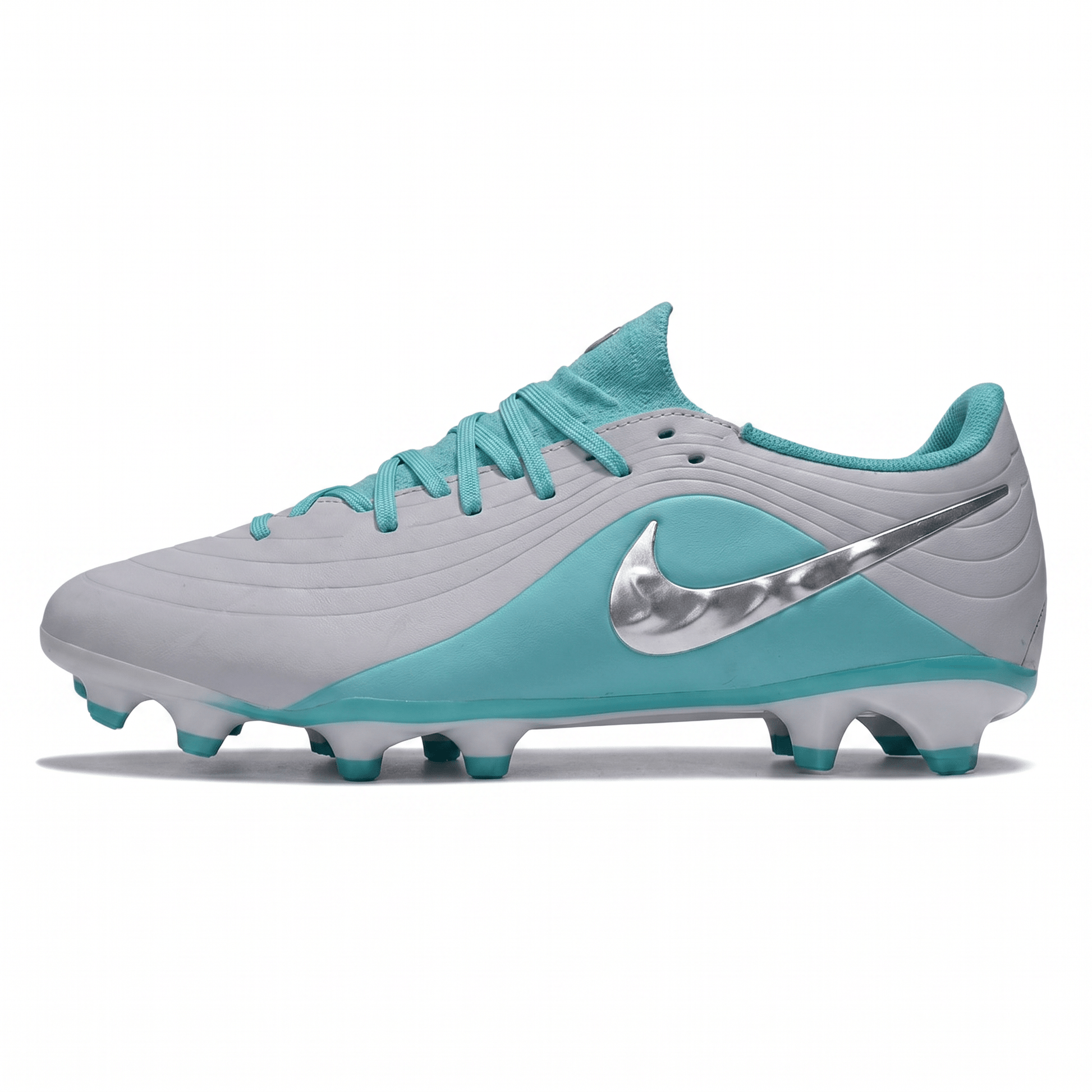 Tiempo Legend XI Elite FG White / Aqua / Metallic Silver - Elite Boots