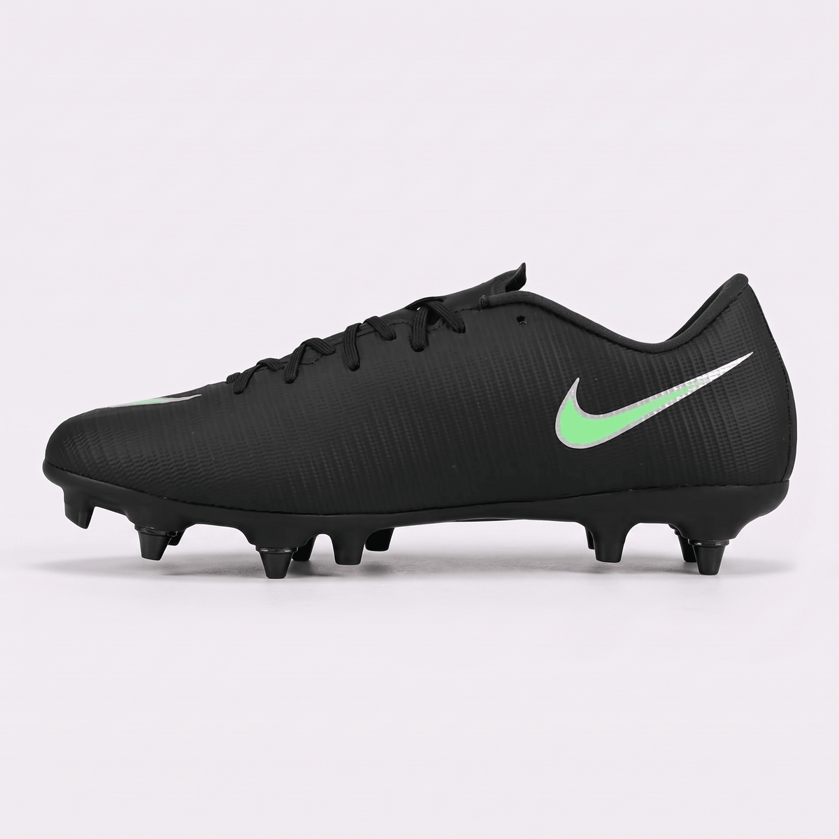 Mercurial Vapor 17 Academy SG-PRO Anti-Clog Black / Illusion Green / Silver - Elite Boots