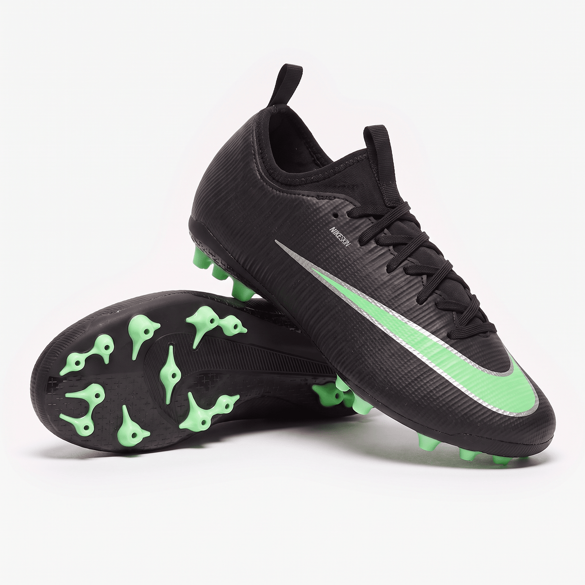 Mercurial Vapor 17 Academy TF Black / Illusion Green / Silver Metallic - Elite Boots