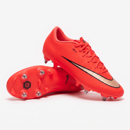 Mercurial Vapor 17 Academy SG-PRO Anti-Clog Bright Crimson / Metallic Gold / Black - Elite Boots
