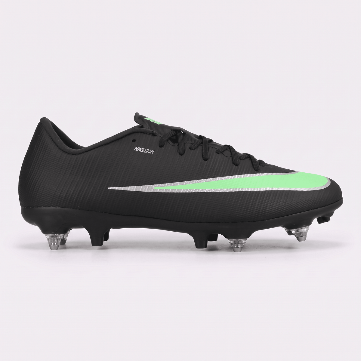 Mercurial Vapor 17 Academy SG-PRO Anti-Clog Black / Illusion Green / Silver - Elite Boots