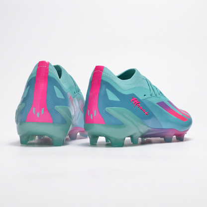 X Crazyfast.1 FG Lucid Cyan / Lucid Pink / Cloud White