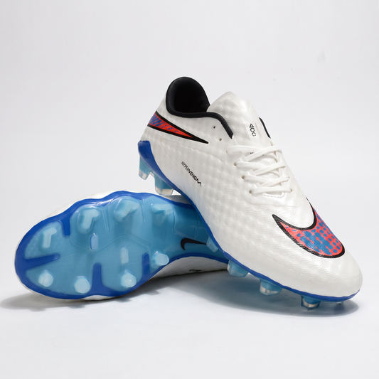 Hypervenom Phantom Premium FG White / Total Crimson / Blue Lagoon