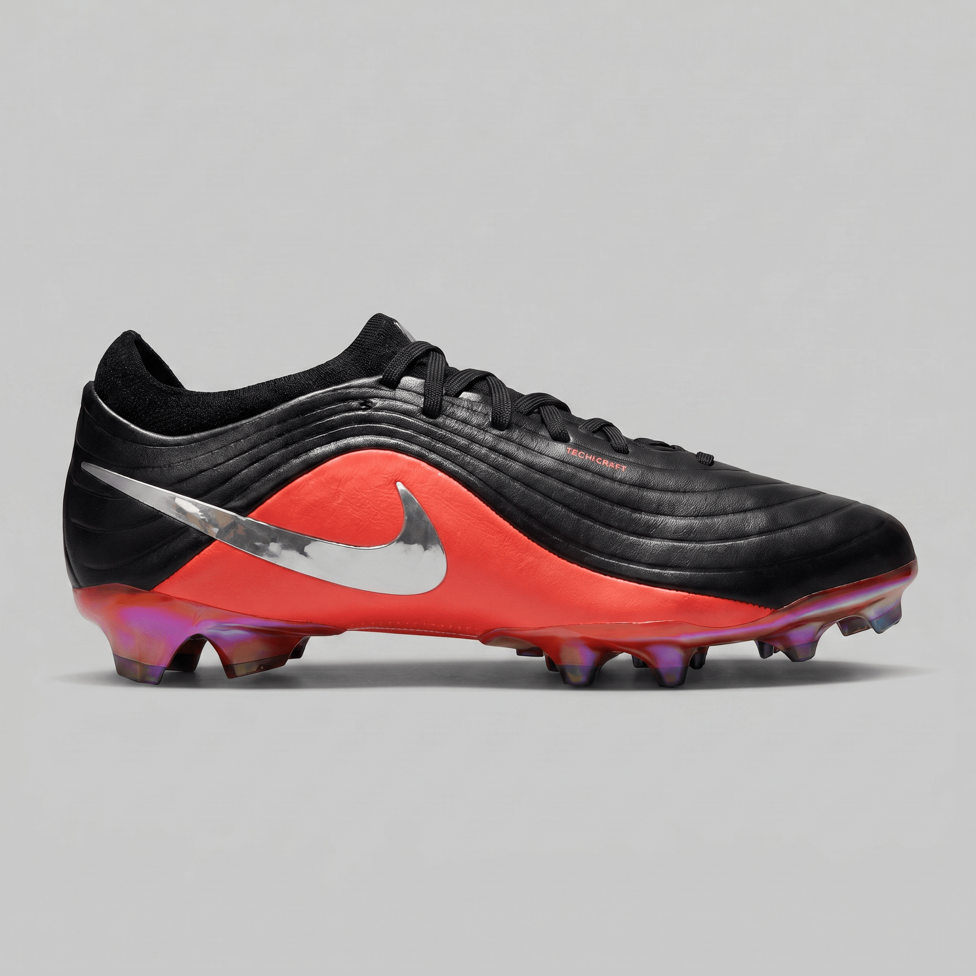 Tiempo Legend XI Elite FG Black / Bright Crimson / Metallic Silver - Elite Boots