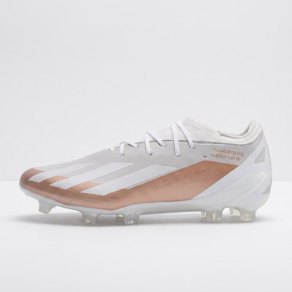 X Crazyfast+ FG Cloud White / Gold Metallic / Core Black