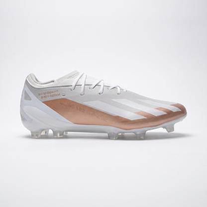 X Crazyfast+ FG Cloud White / Gold Metallic / Core Black