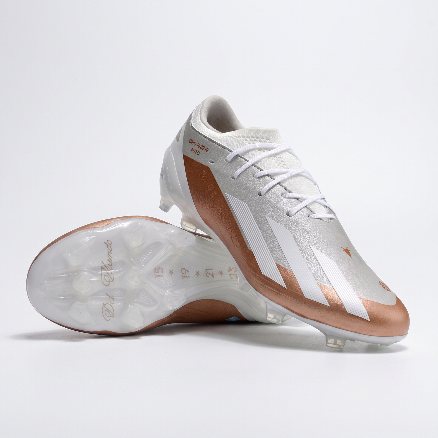 X Crazyfast+ FG Cloud White / Gold Metallic / Core Black