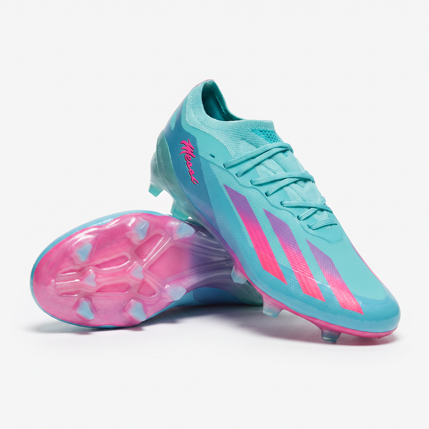 X Crazyfast.1 FG Lucid Cyan / Lucid Pink / Cloud White