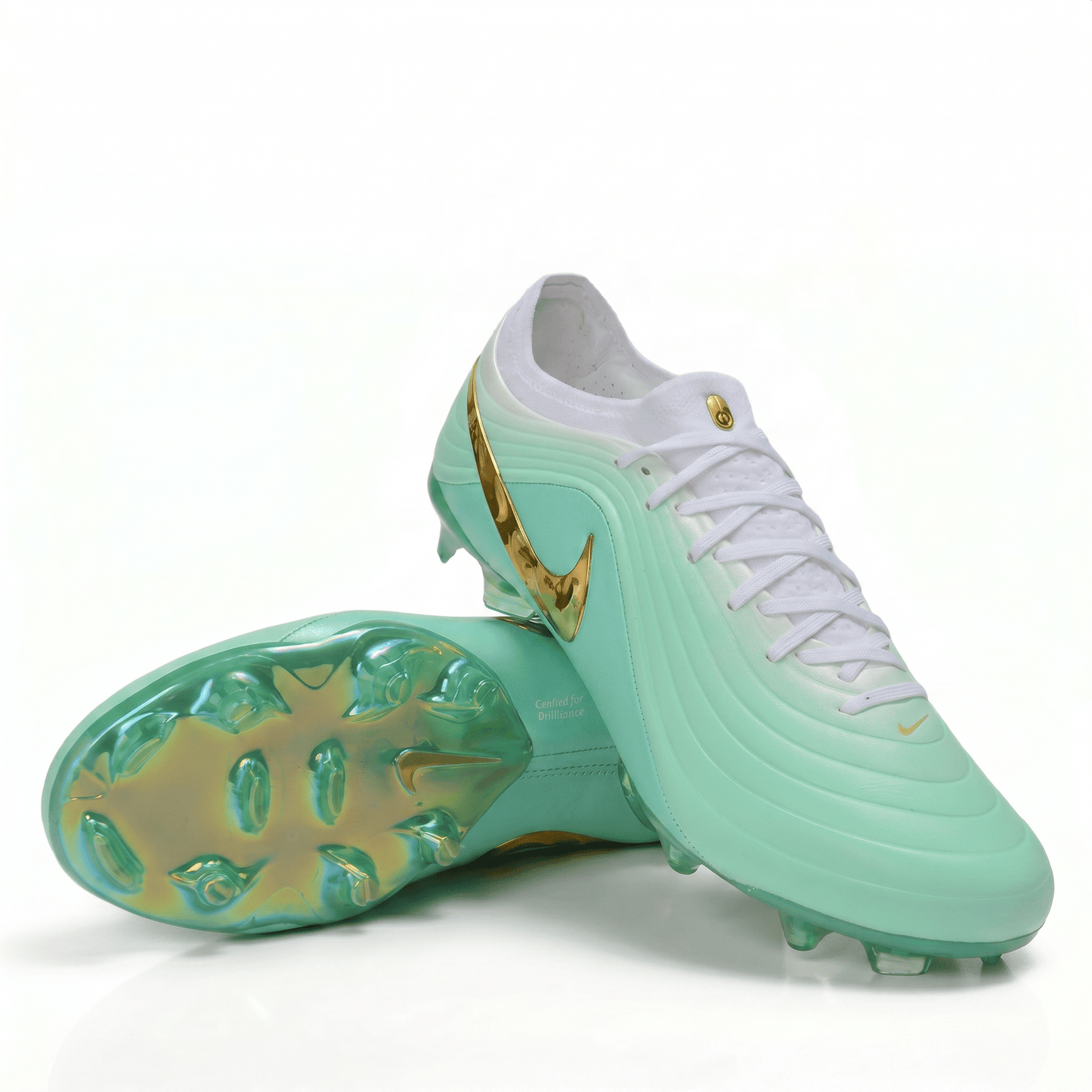 Tiempo Legend XI Elite FG Mint Green / White / Metallic Gold - Elite Boots