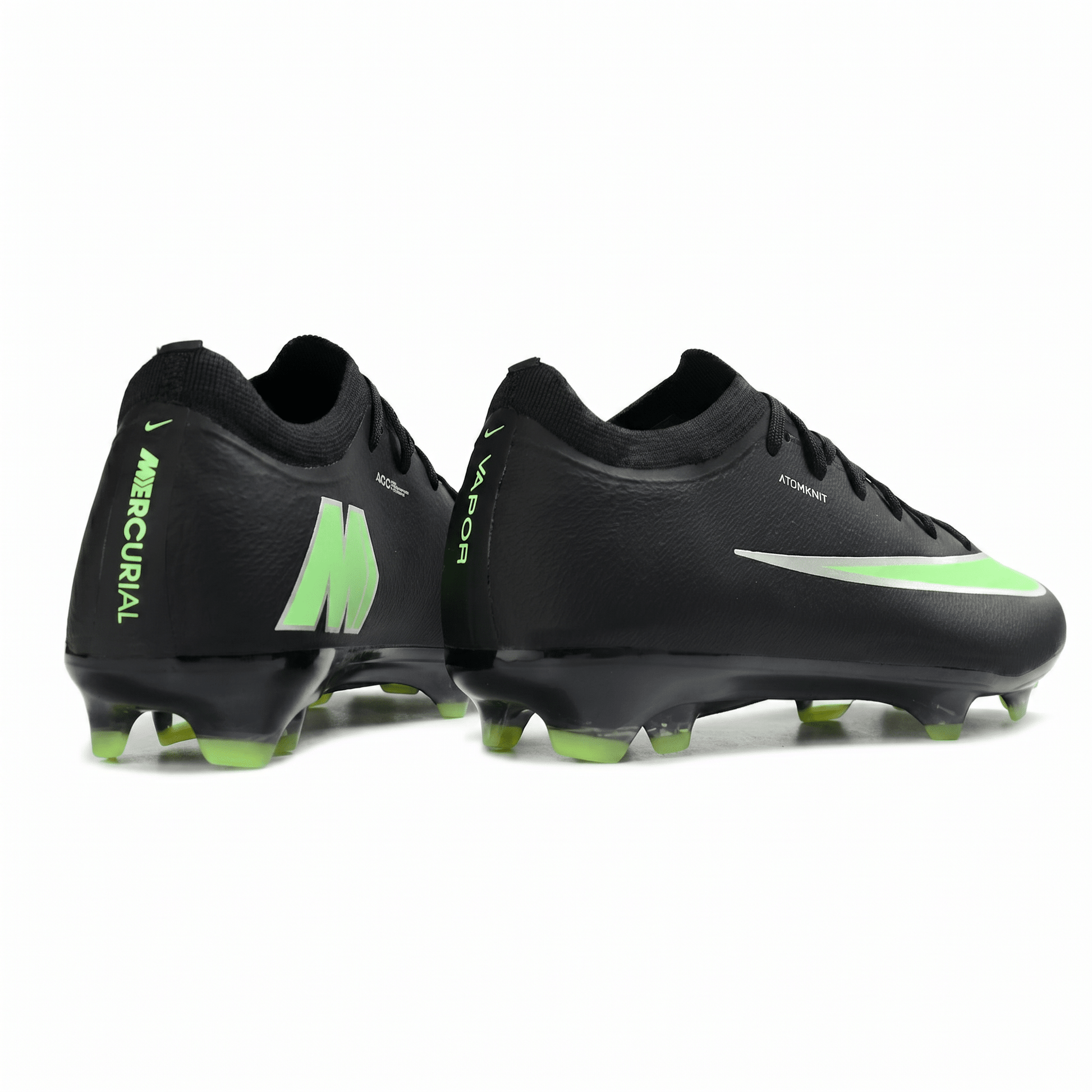 Mercurial Vapor XV Elite FG Black / White / Volt Green - Elite Boots