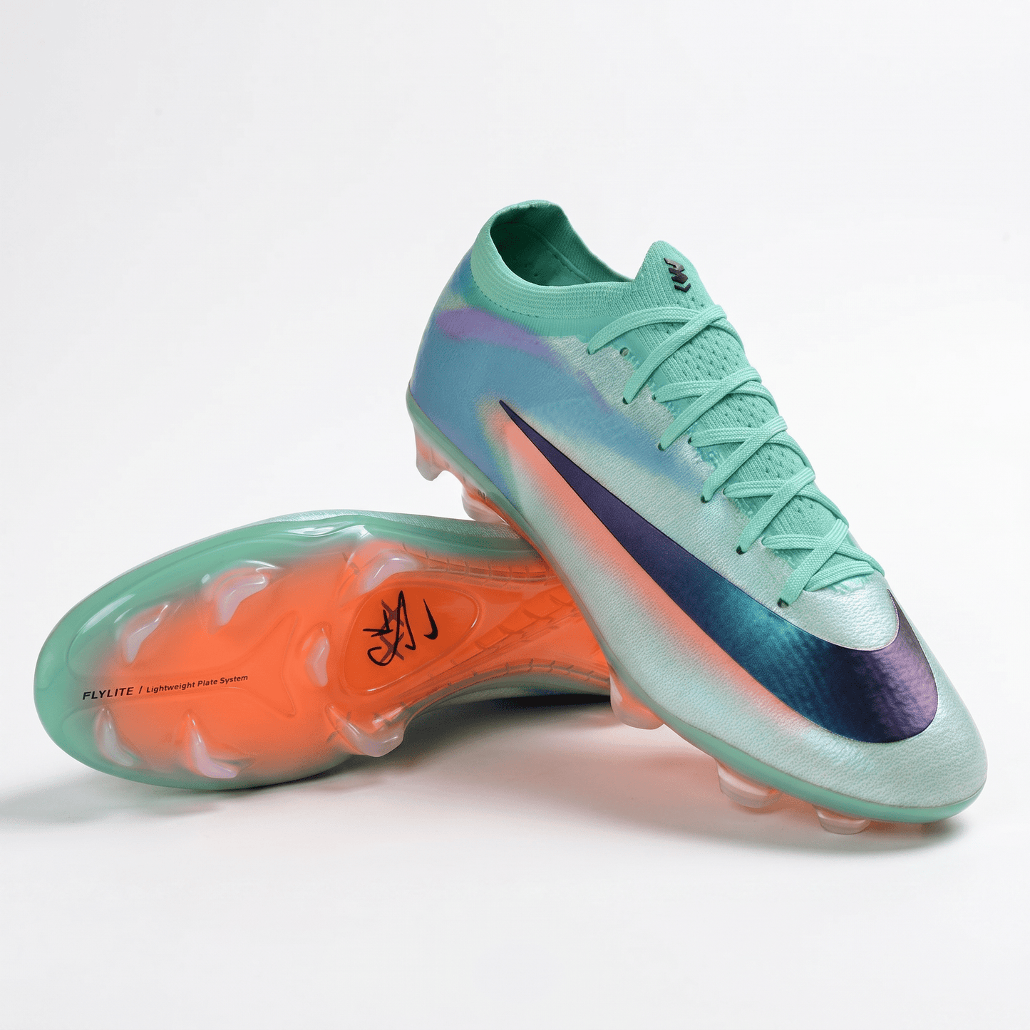 Mercurial Vapor XV Elite FG Mint Green / Glacier Blue / Black / Sunset Orange - Elite Boots