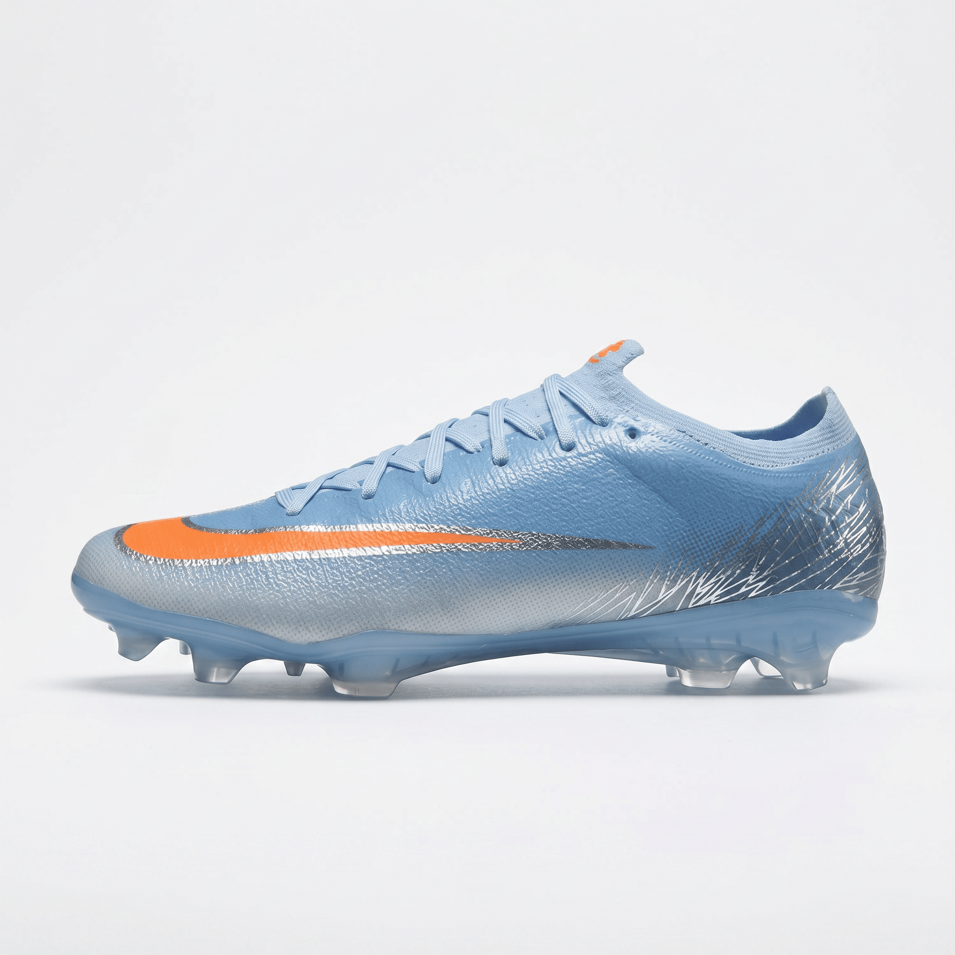 Mercurial Vapor XV Elite FG Light Blue / Metallic Silver / Bright Orange - Elite Boots