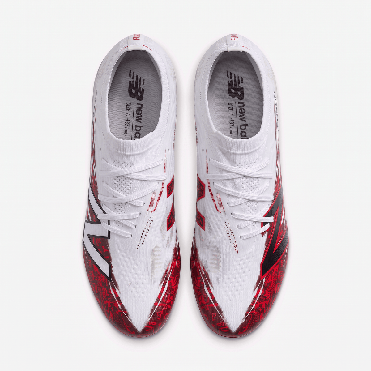 Furon V8 FG White / Burgundy / Silver - Elite Boots