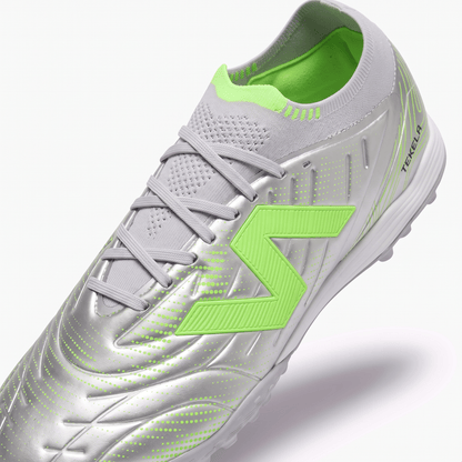 Tekela V4+ Pro Turf TF Silver / Bleached Lime Glow - Elite Boots