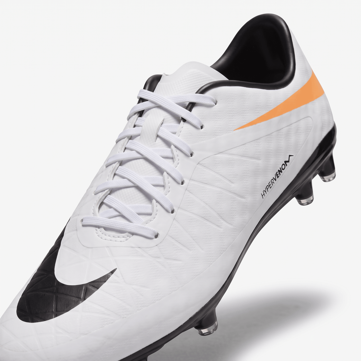 Hypervenom Phinish SG-Pro White / Black / Total Orange - Elite Boots