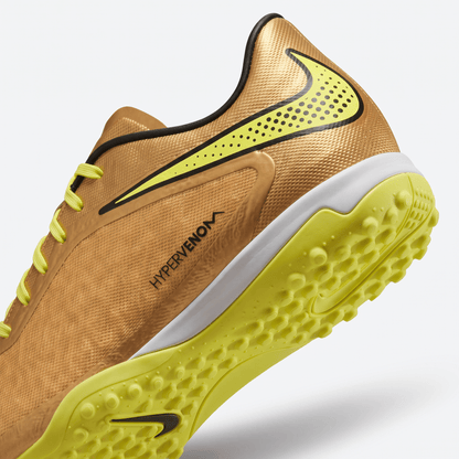 Hypervenom Phelon TF Metallic Gold Coin / Black / Yellow Strike - Elite Boots