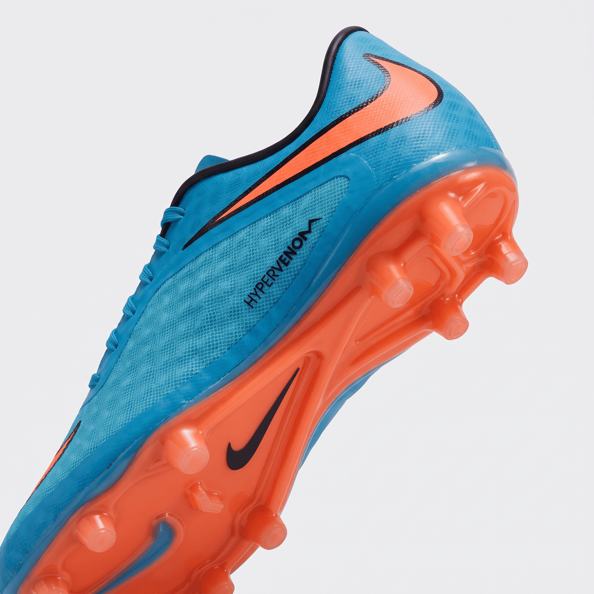 Hypervenom Phantom I AG Clear Water / Total Crimson / Blue - Elite Boots