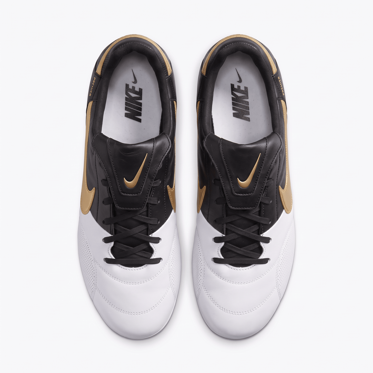 Premier III FG White / Black / Metallic Gold - Elite Boots