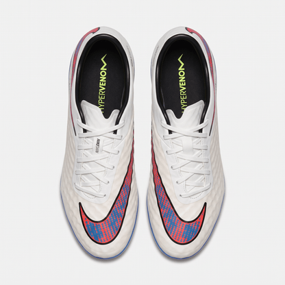 Hypervenom Phinish FG White / Total Crimson / Blue Lagoon - Elite Boots