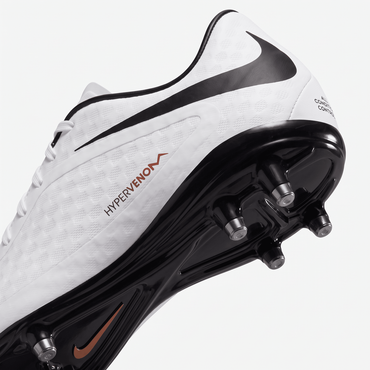 Hypervenom Phinish SG-Pro White / Black / Total Orange - Elite Boots