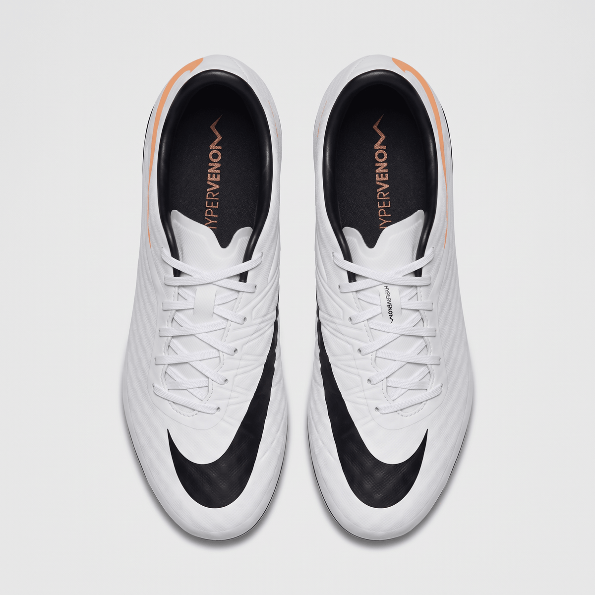 Hypervenom Phinish SG-Pro White / Black / Total Orange - Elite Boots