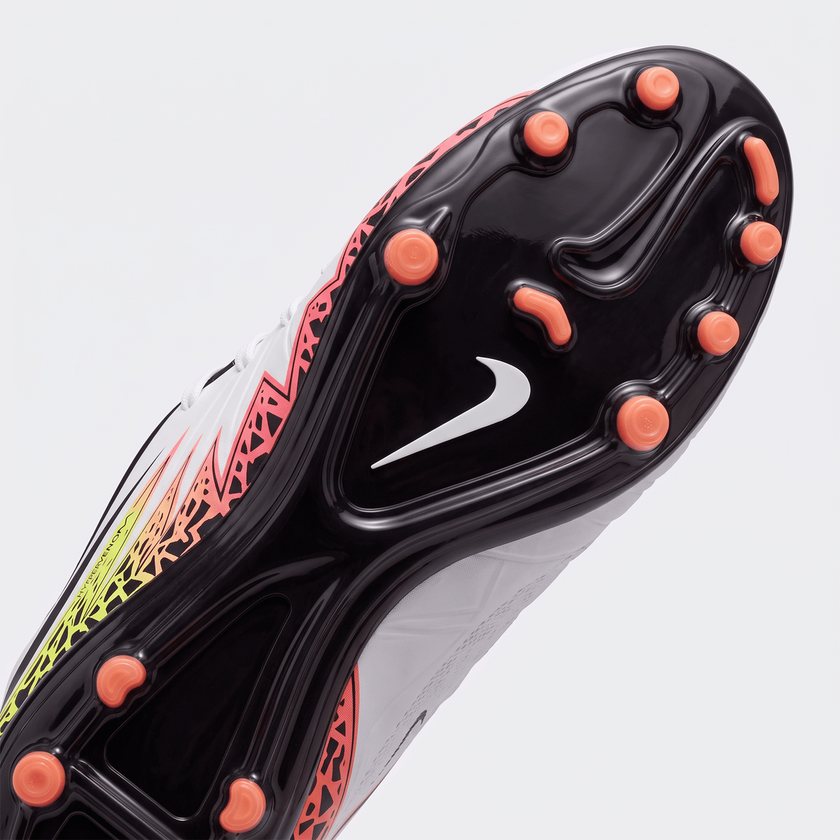 Hypervenom Phelon II FG White / Black / Total Orange / Volt - Elite Boots