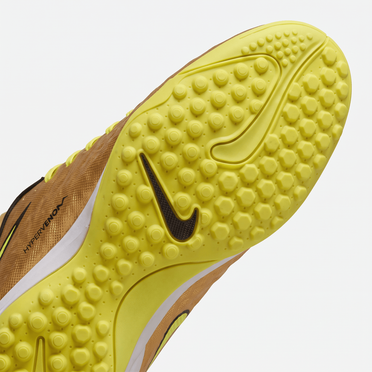 Hypervenom Phelon TF Metallic Gold Coin / Black / Yellow Strike - Elite Boots