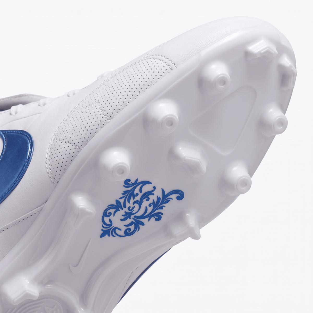 Premier III FG White / Signal Blue - Elite Boots
