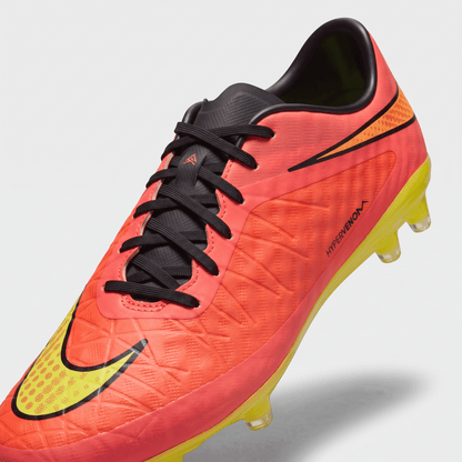 Hypervenom Phantom Premium FG Black / Challenge Red / Volt - Elite Boots