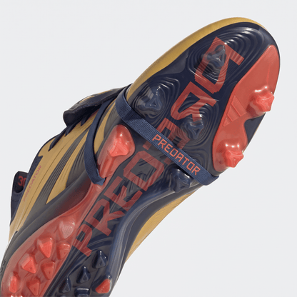 Predator Fold-Over Tongue FG Gold / Core Black / Ink / Solar Red - Elite Boots