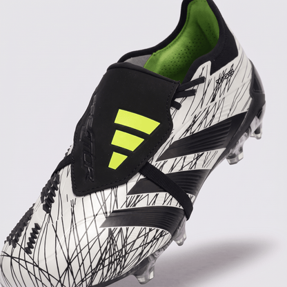 Predator Fold-Over Tongue FG Black / White / Solar Red / Lemon - Elite Boots