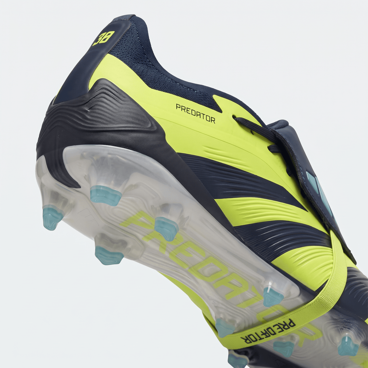 Predator Fold-Over Tongue FG Lucid Lemon / Core Black - Elite Boots