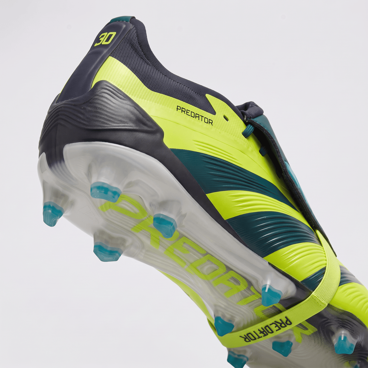Predator Fold-Over Tongue FG Lemon / Core Black / Solar Red - Elite Boots