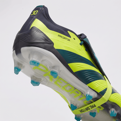 Predator Fold-Over Tongue FG Lemon / Core Black / Solar Red - Elite Boots