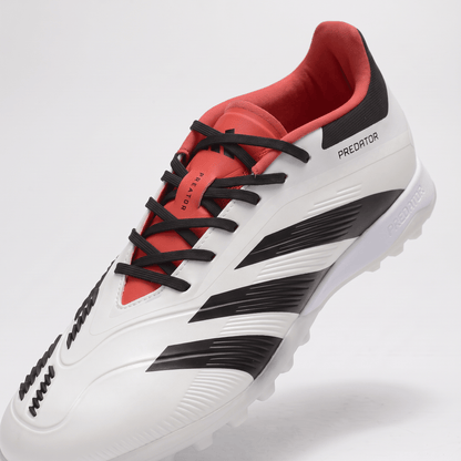 Predator TF Footwear White / Core Black / Solar Red - Elite Boots