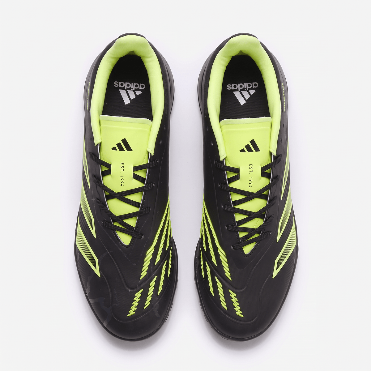 Predator TF Core Black / Carbon / Grey Six / Lucid Lemon - Elite Boots