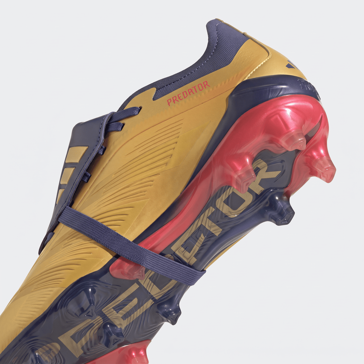 Predator Fold-Over Tongue FG Gold / Core Black / Ink / Solar Red - Elite Boots
