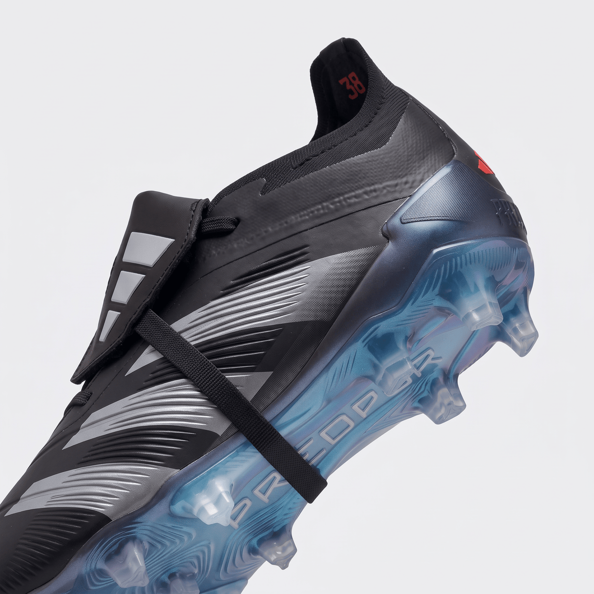 Predator Fold-Over Tongue FG Core Black / Carbon / Grey Six - Elite Boots