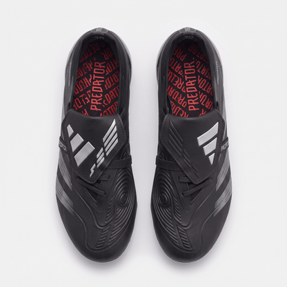 Predator Fold-Over Tongue FG Core Black / Carbon / Grey Six - Elite Boots