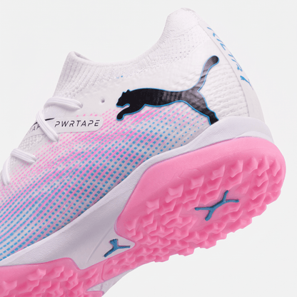 Future 7 Ultimate Cage TF White / Black / Poison Pink - Elite Boots