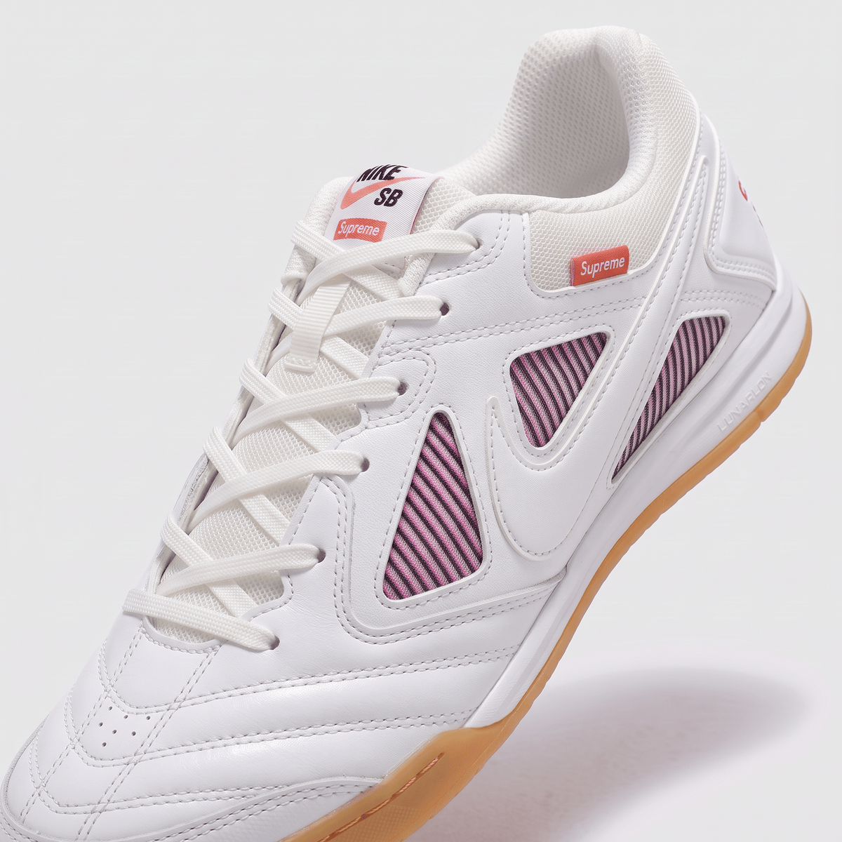 Supreme x Gato SB White / Gym Red / Gum Light Brown - Elite Boots