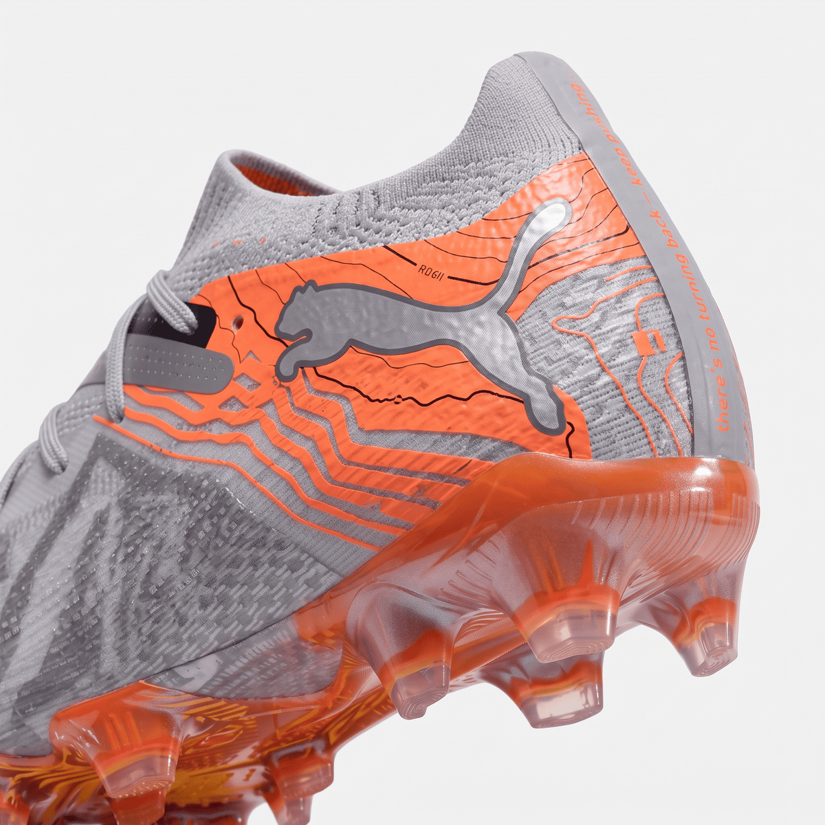 Future 7 Ultimate FG/AG White / Ultra Orange / Silver - Elite Boots