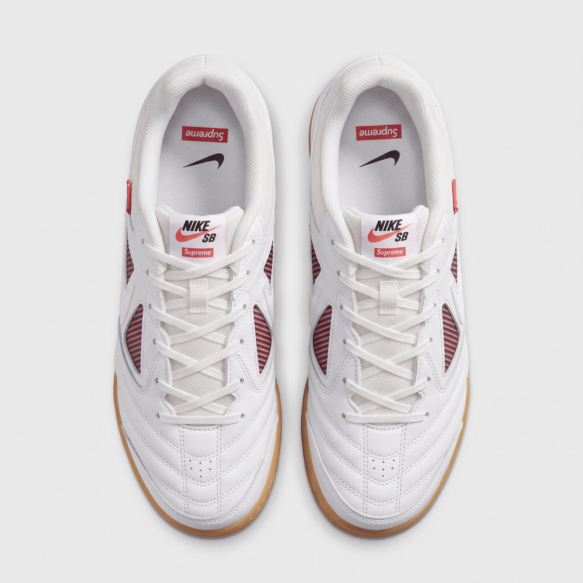Supreme x Gato SB White / Gym Red / Gum Light Brown - Elite Boots