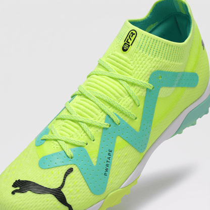 Future Ultimate Cage Turf Fast Yellow / Electric Peppermint / Black / White - Elite Boots