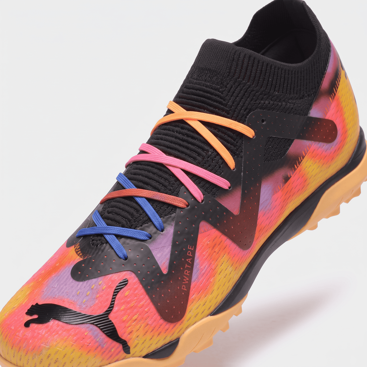 Future Ultimate Match TT Black / Pink / Safety Yellow / White / Sunset Glow - Elite Boots