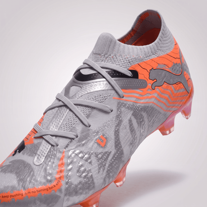 Future 7 Ultimate FG/AG White / Ultra Orange / Silver - Elite Boots